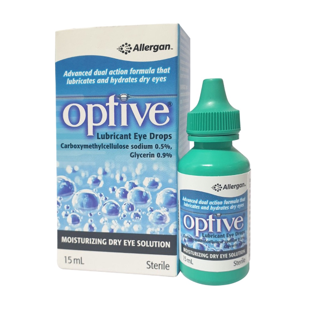 OPTIVE Carmellose sodium + Glycerin Eye Drops 15ml Shopee Philippines