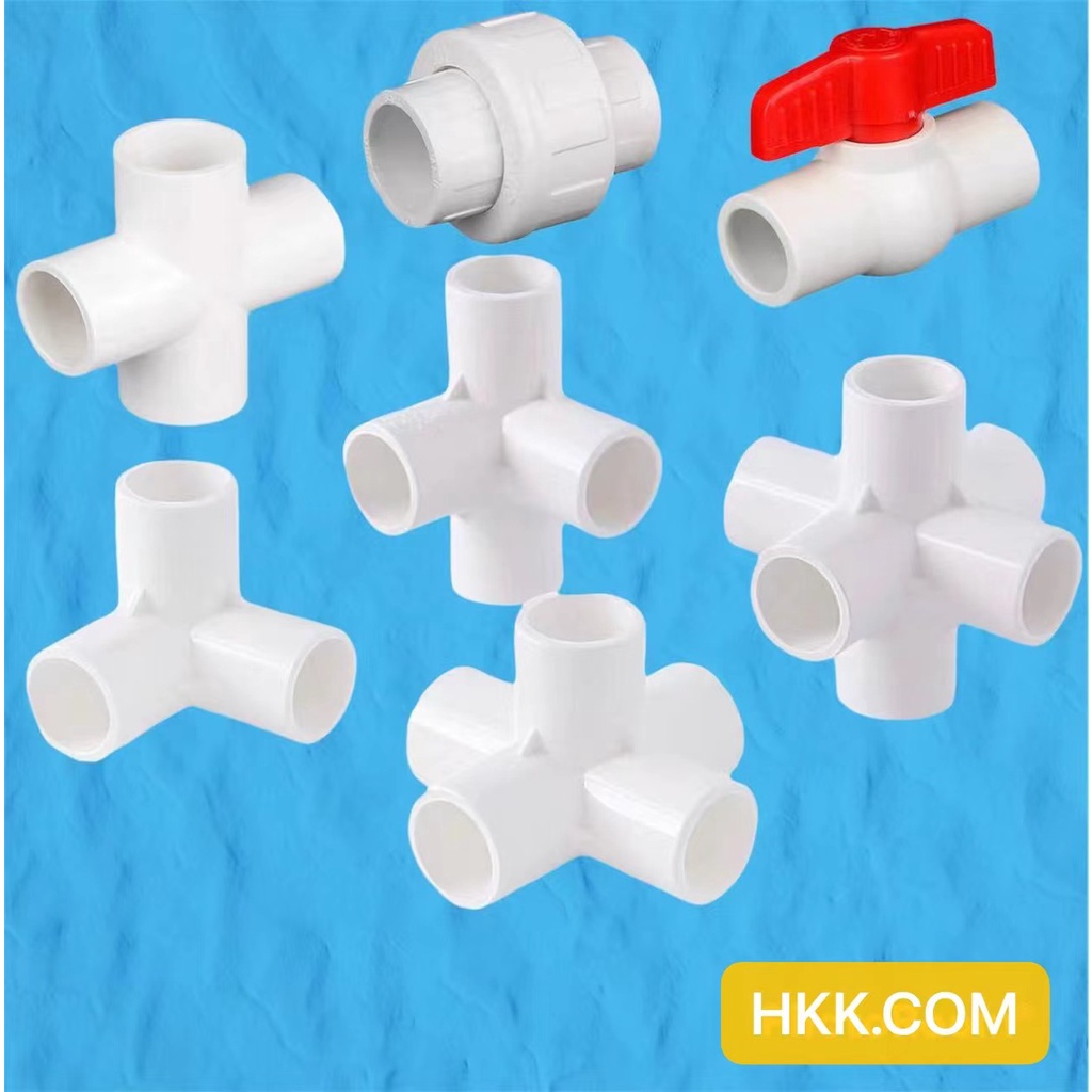 PVC White Fittings 1/2" 3/4'' 1'' BALL VALVE'' 3 WAY'' 4 WAY'' 5 WAY'' 6 WAY'' Shopee Philippines