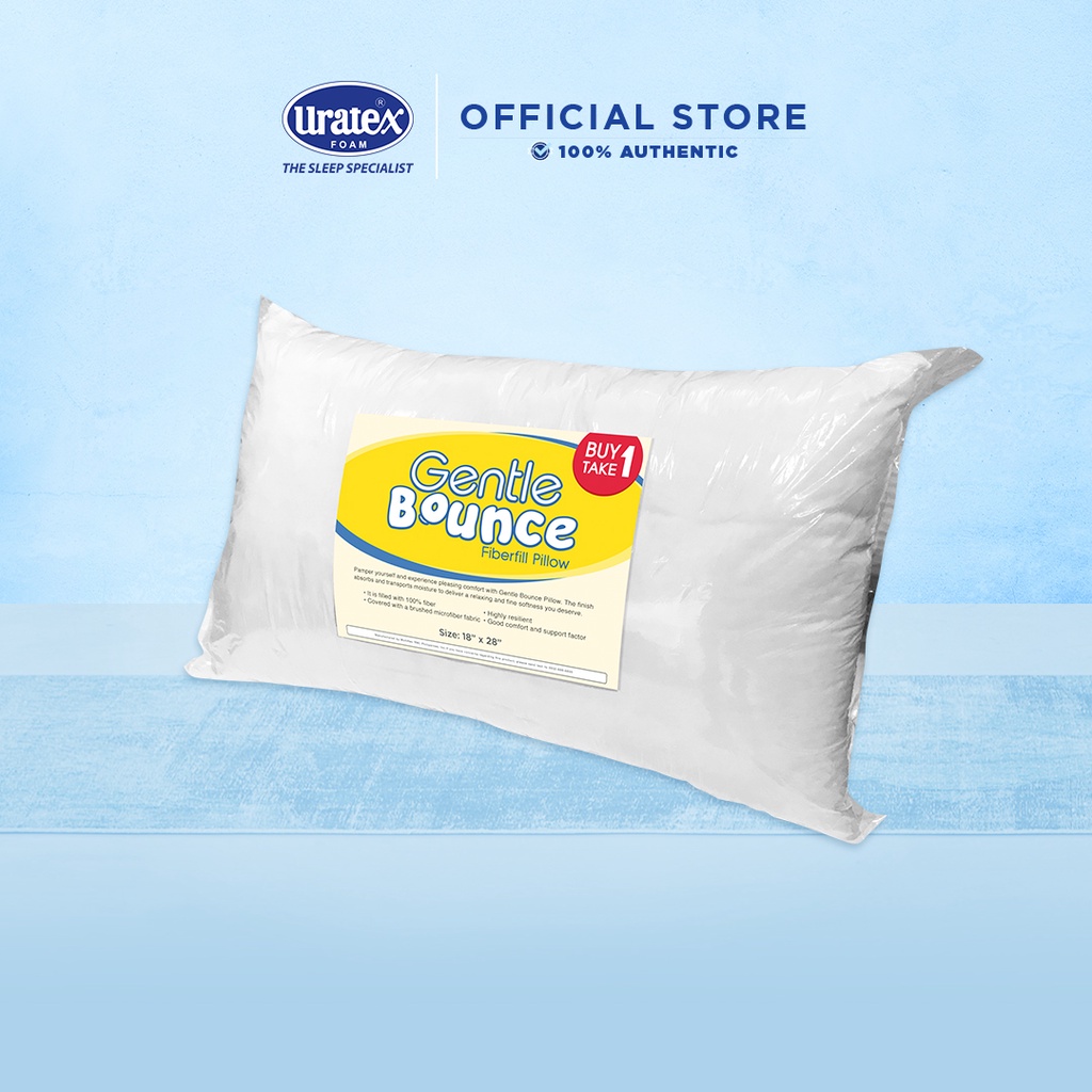 Uratex Buy 1 Take 1 Gentle Bounce Pillow (18x28) Shopee Philippines