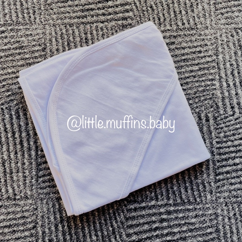 little muffins Cotton Newborn Receiving Blankets 30” by 24” (Baby Wrap