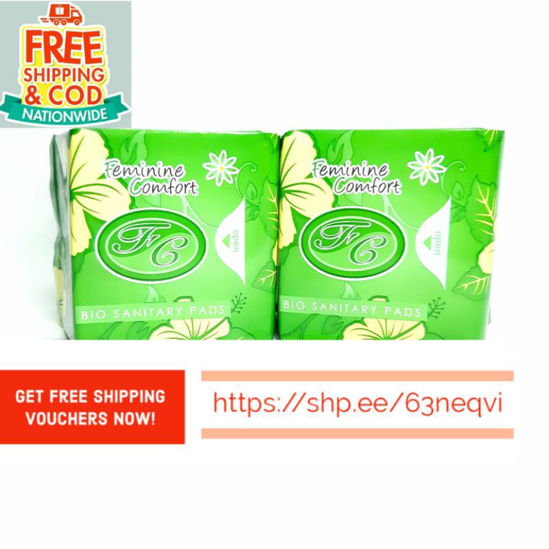 FC Bio Sanitary Pads Pantiliner Shopee Philippines