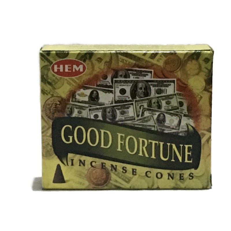 Hem Good Fortune Incense Cones From India (10pcs) Shopee Philippines