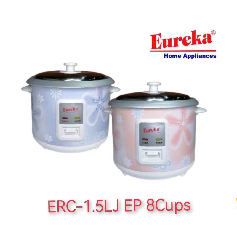 Eureka rice cooker ERC1.5L LM / ERC1.5L EP (8cup) Shopee Philippines