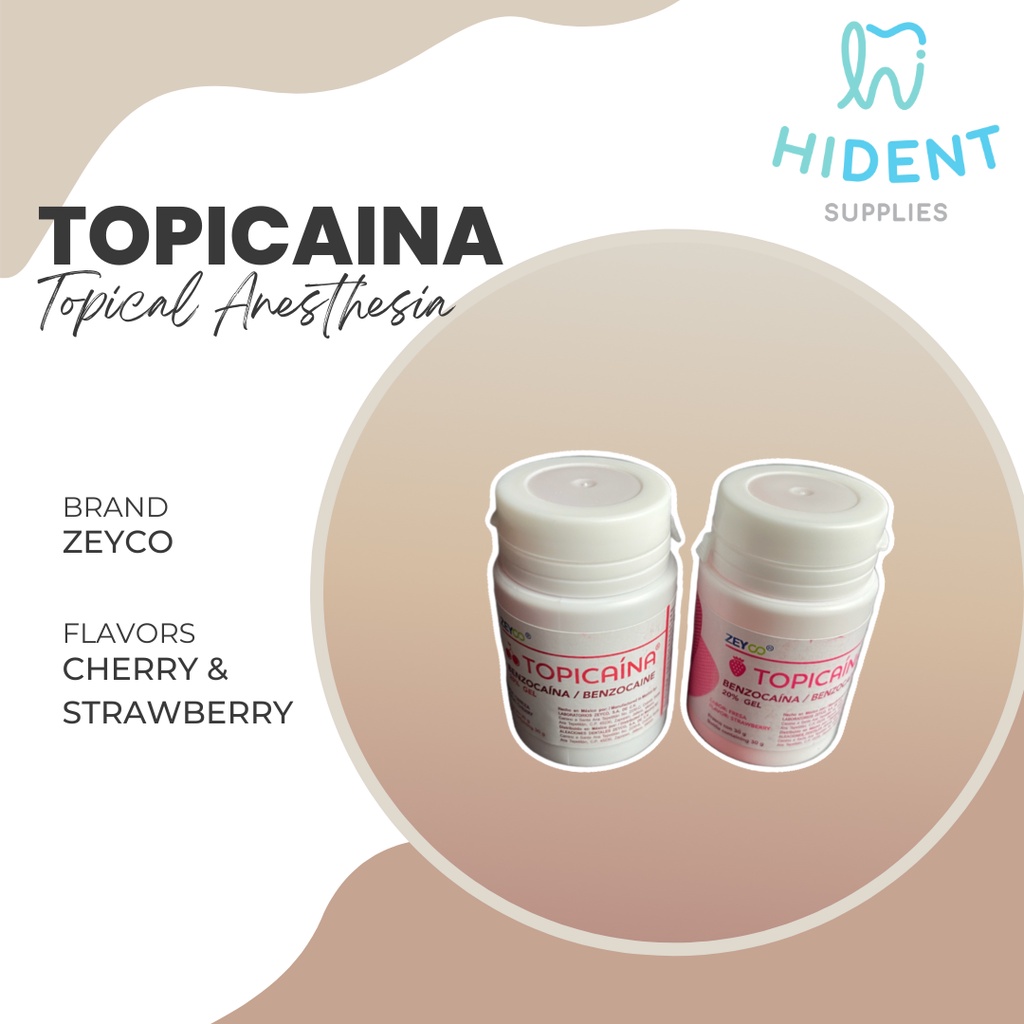 Zeyco Benzocaine Topicaina Topical Anesthesia 30g Shopee Philippines
