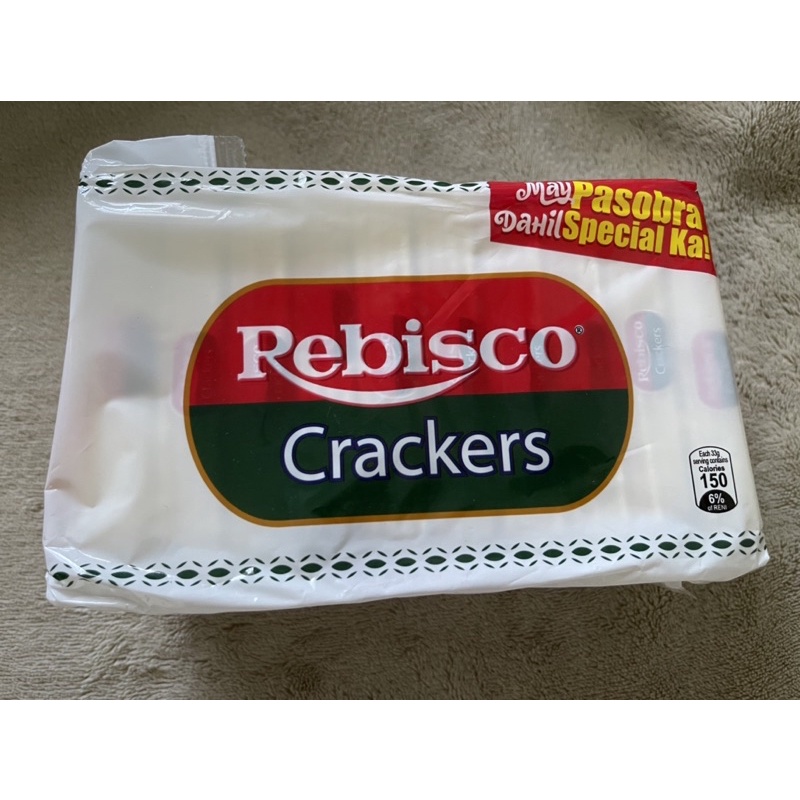 Rebisco Crackers 10 pcs 330 grams Shopee Philippines