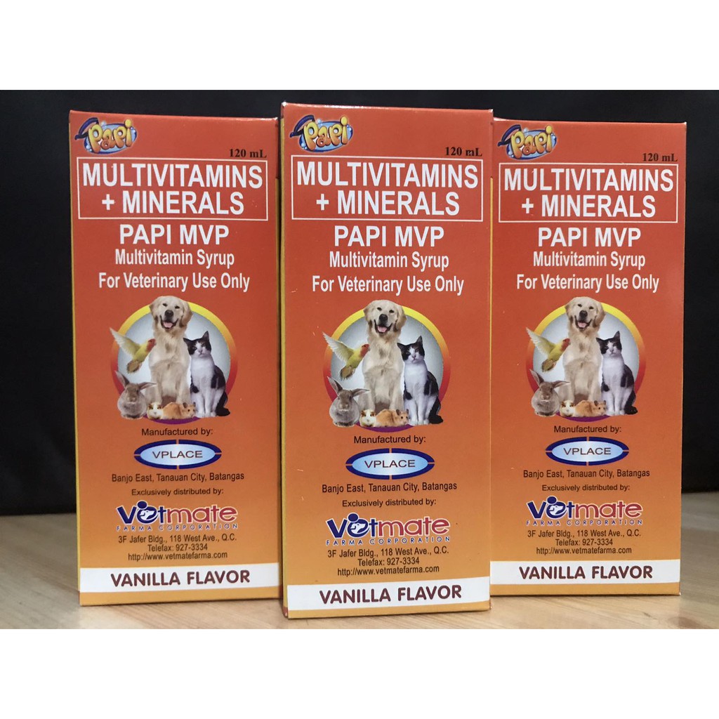PAPI MVP (MULTIVITAMINS + MINERALS) 120ml Shopee Philippines