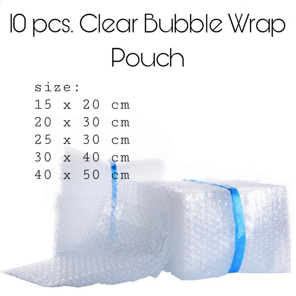 10 PCS. SHOCKPROOF AND WATERPROOF BUBBLE WRAP POUCH ENVELOPE15x20cm