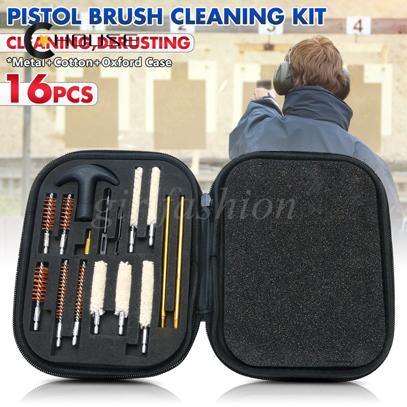 Barrel Cleaning Kit 16PCS Universal Cleaning Kit for 22 357 38 40 44 45