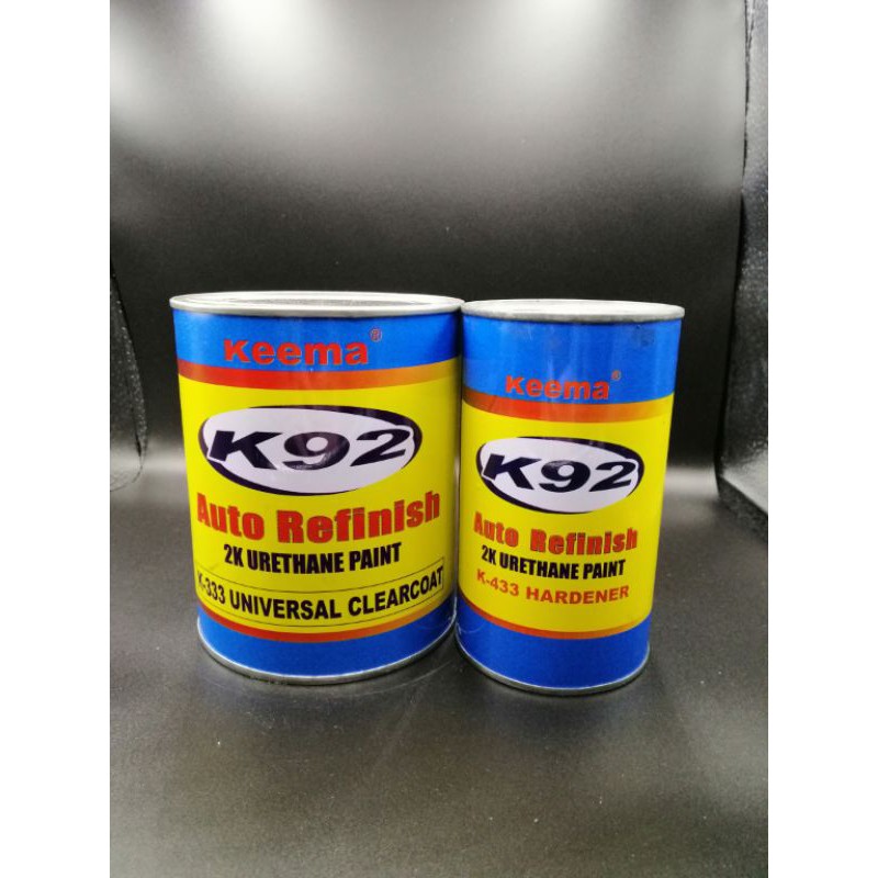 Keema K92 K333 Universal Clearcoat 2K Urethane 1Liter Shopee Philippines