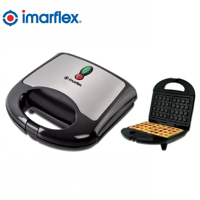 Imarflex Ism200Ws 2 Slice Waffle Maker Stainless Shopee Philippines