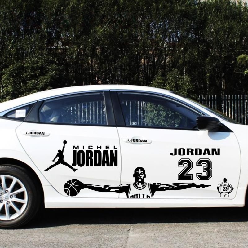 NBA Jordan car stickers AJ car modified personality body fuel tank