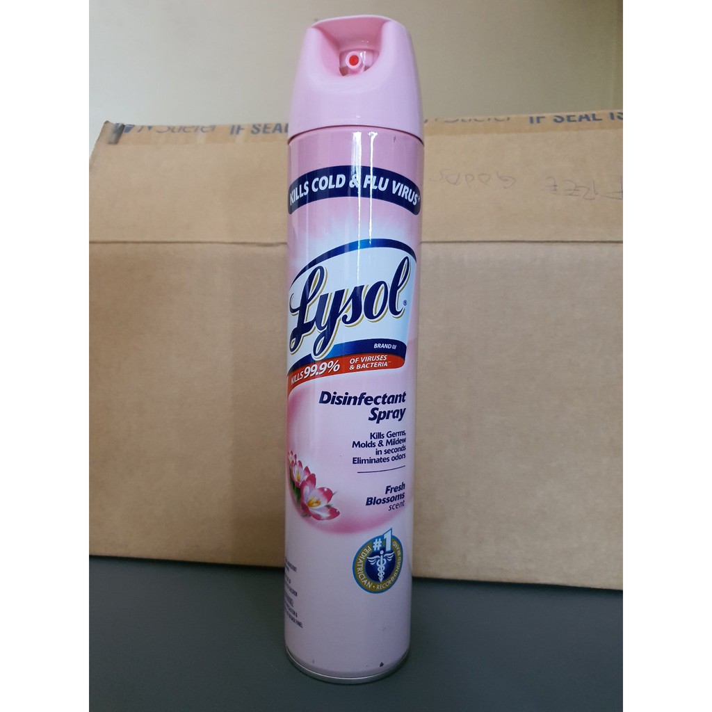 Lysol Disinfectant Spray Fresh Blossoms (Pink) 510g Shopee Philippines