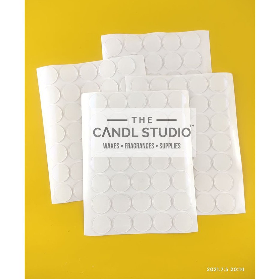 1Sheet/35 Dot Stickers Candle Making Wick Glue Dot Stickers DIY Craft