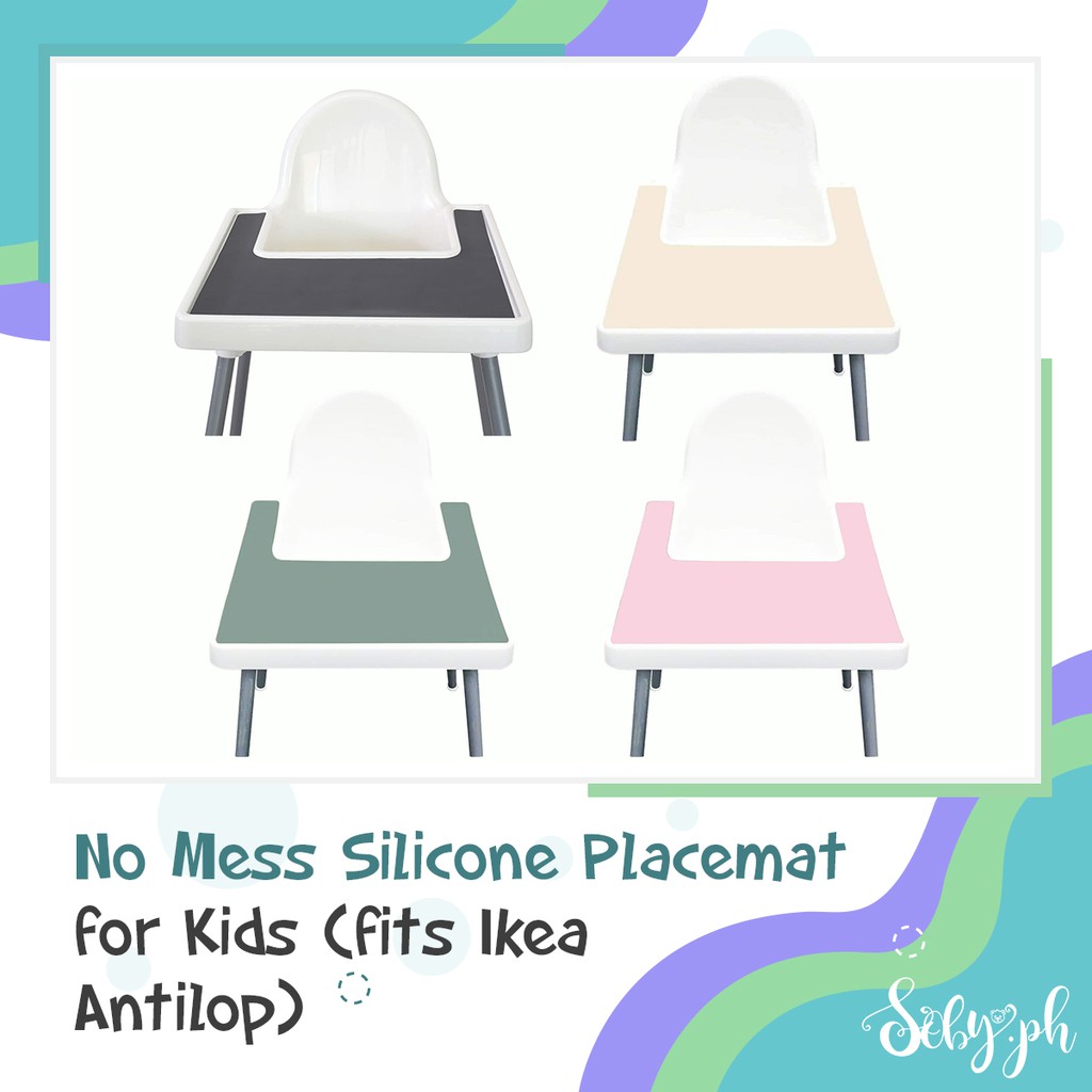 SOBY PH No Mess Silicone Placemat (fits Antilop) High Chair Placemat
