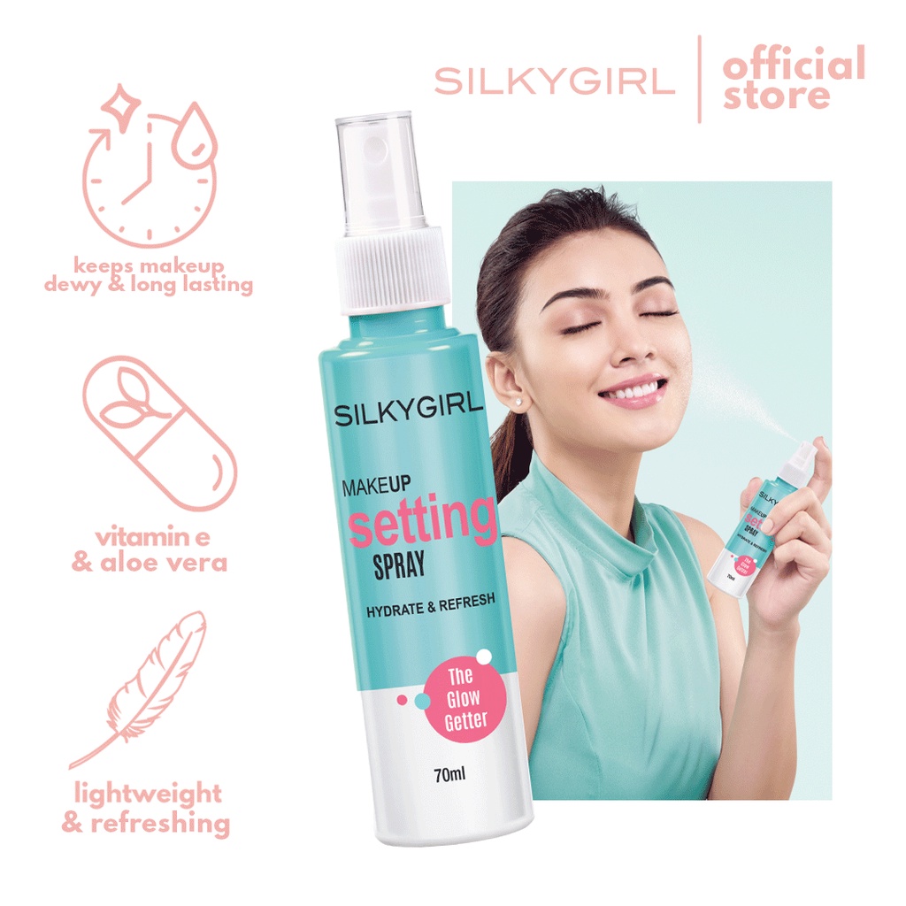Silky Girl Makeup Setting Spray Hydrate & Refresh Shopee Philippines