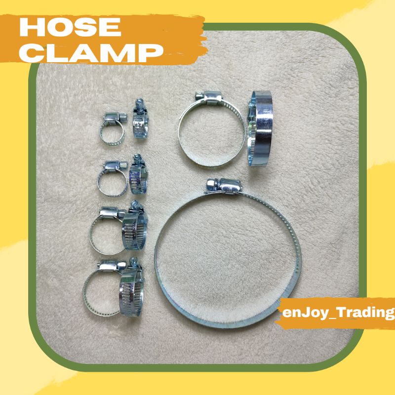 PER PIECE GI Hose Clamp Adjustable Hose Clamp Good Quality Shopee
