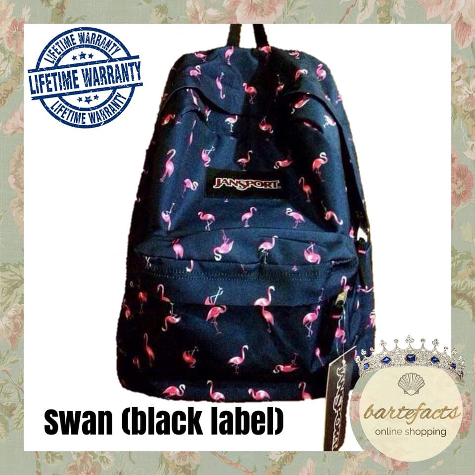 Authentic Jansport Backpack w/ lifetime warranty (swanblack) Shopee Philippines