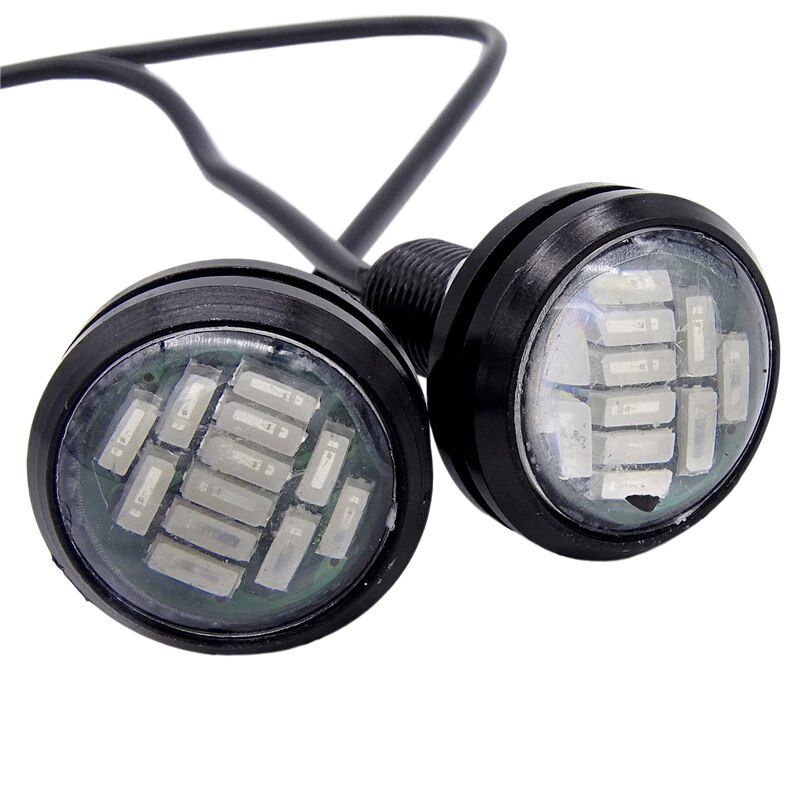 1Pcs Eagle Eye LED 4014 12SMD 23MM Daytime Running DRL Backup Light Car