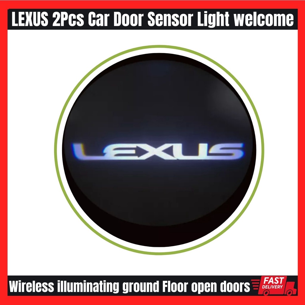 201 LEXUS 2Pcs Car Door Sensor Light Wireless illuminating