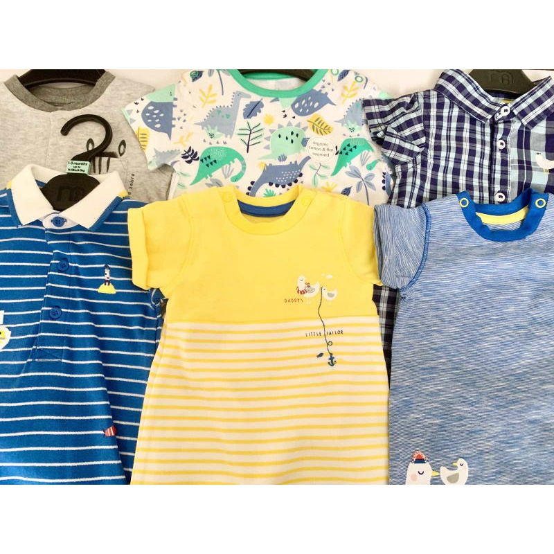 Brandnew Branded legit Mothercare cutie baby boy rompers (runs big) Shopee Philippines