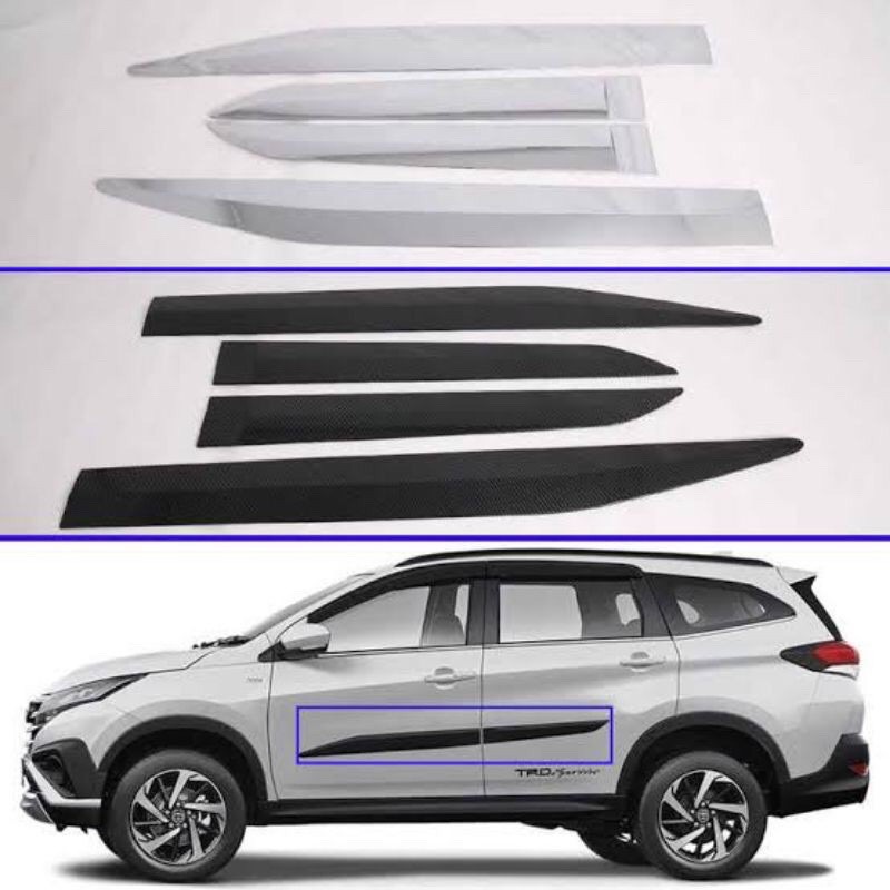 Toyota Rush Side Moulding 20182021 Shopee Philippines