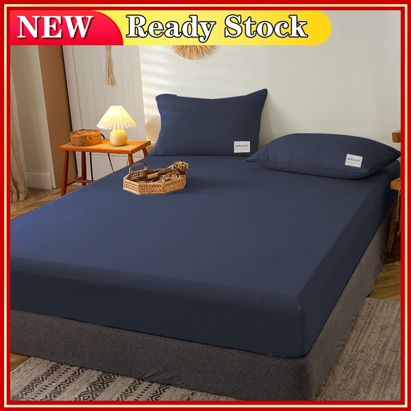 3 In 1 Bedsheet Set Fitted Bedsheet Beddings Bedsheet Single /Queen