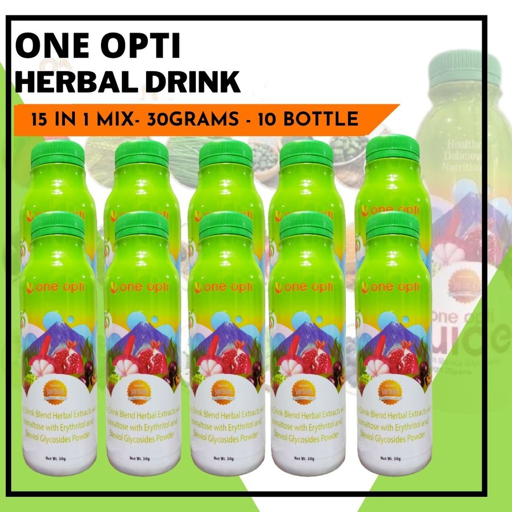 Original 10 Bot One Opti Juice 15 in 1 Mix, Superfoods Powder Juice