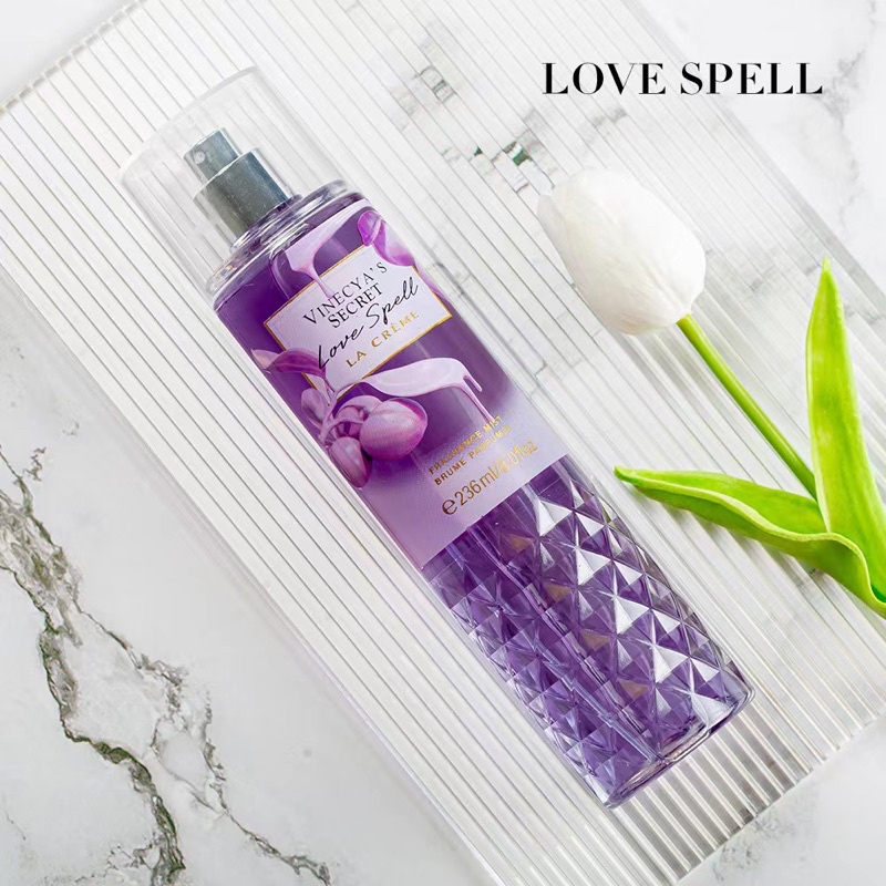 VINECYA'S SECRET FRAGRANCE MIST BRUME PARFUMEE BODY SPRAY 236ML