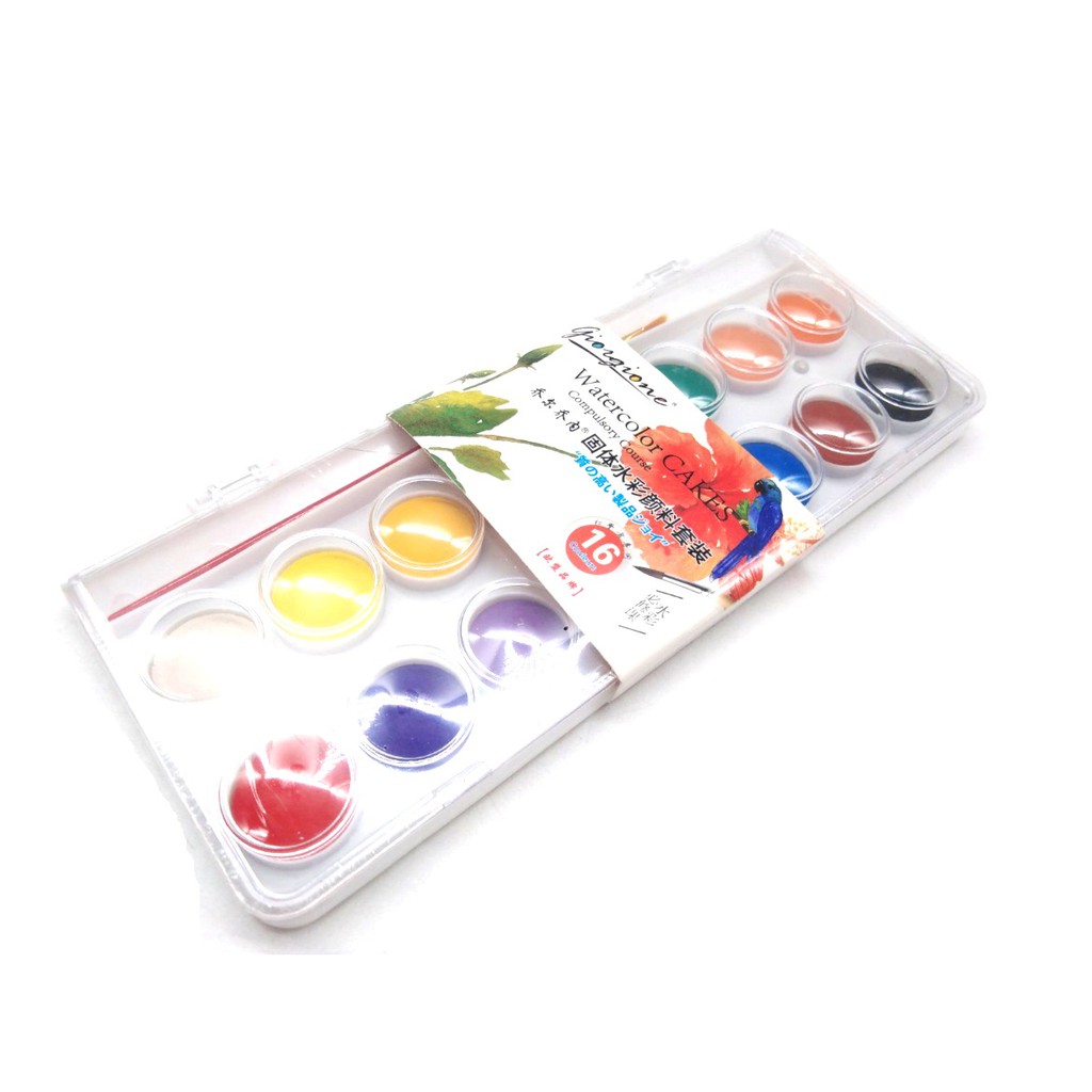 Watercolor cakes Solid Water Color Set Shopee Philippines
