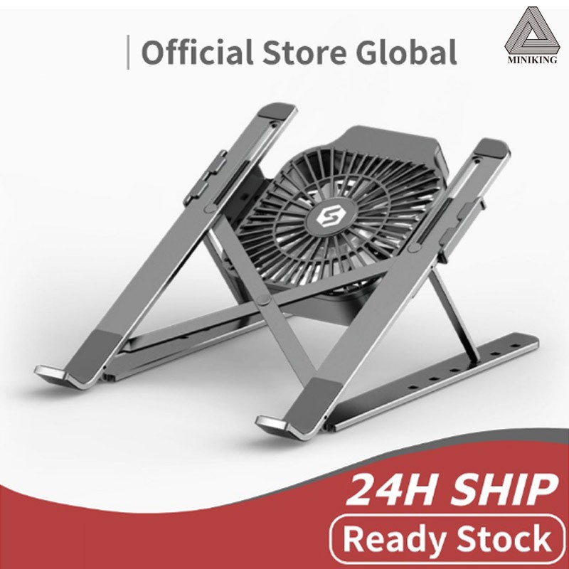 Laptop Stand With Fan Aluminum Alloy Laptop Stand Laptop Cooler Laptop Holder Fan Shopee