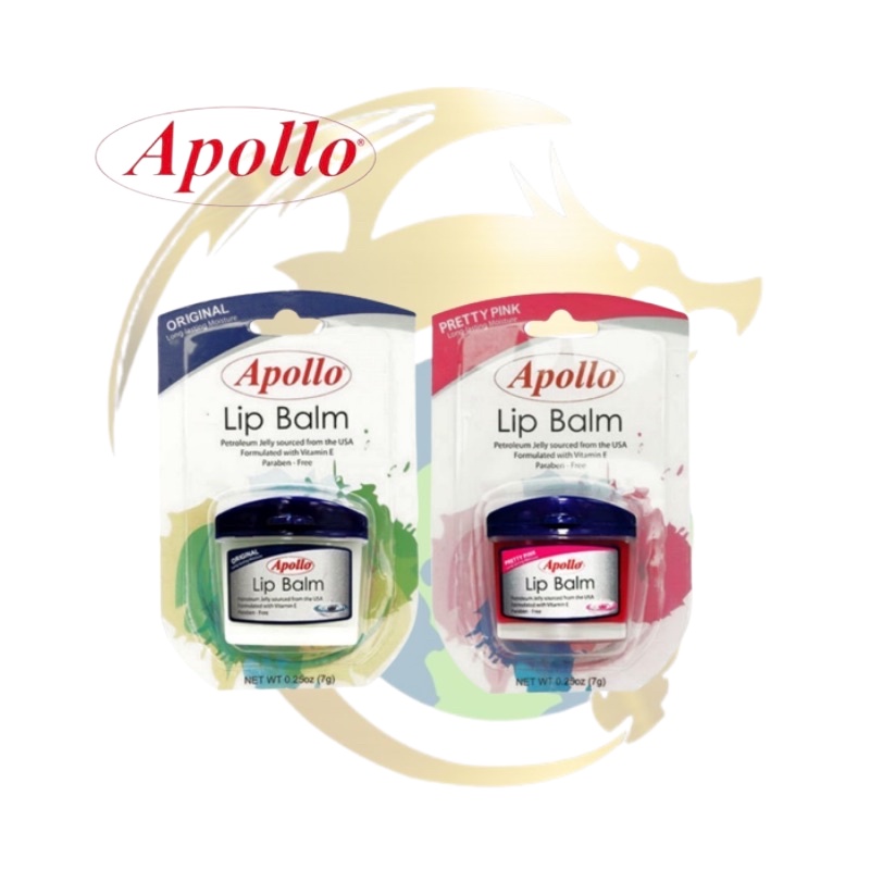 Apollo Lip Balm Original & Pretty Pink 7g Shopee Philippines