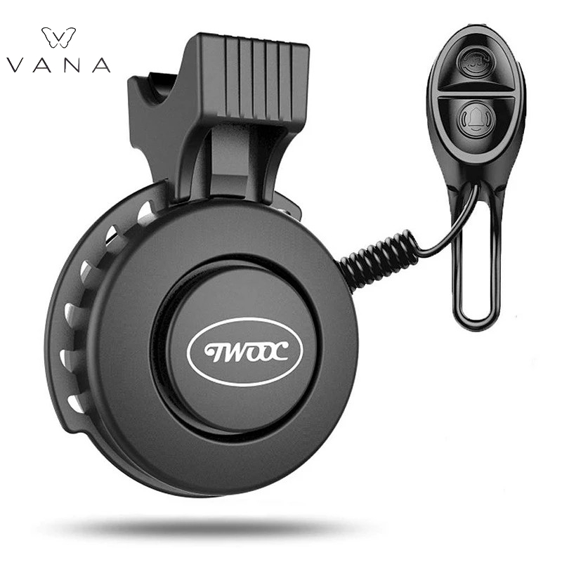 VANA 120dB Rechargeable Bicycle Electric Horn T002s 4 Sound Electronic