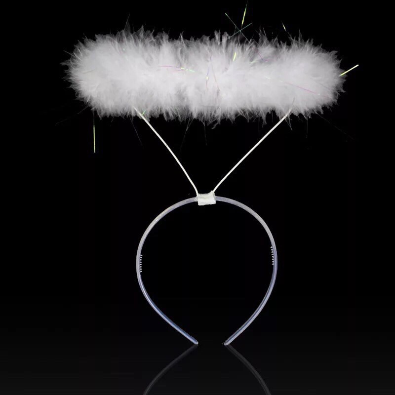 Angel Headband / Party Headband Angel Wreath Headband Hair Hoop