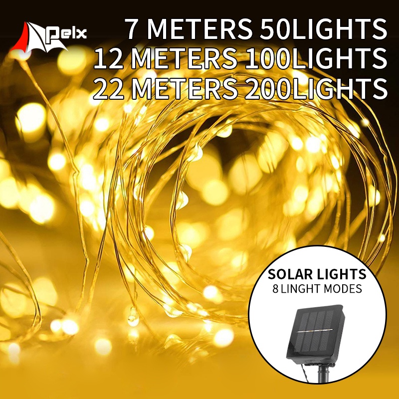 solar led lights 50/100/200 Led String Fairy Light Party Outdoor