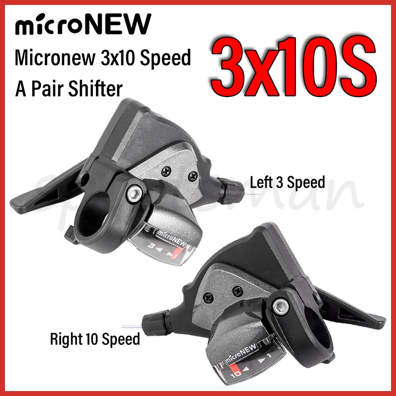 Micronew 3x10 Speed Shifter MTB Mountain Bike Bicycle Shifter Trigger