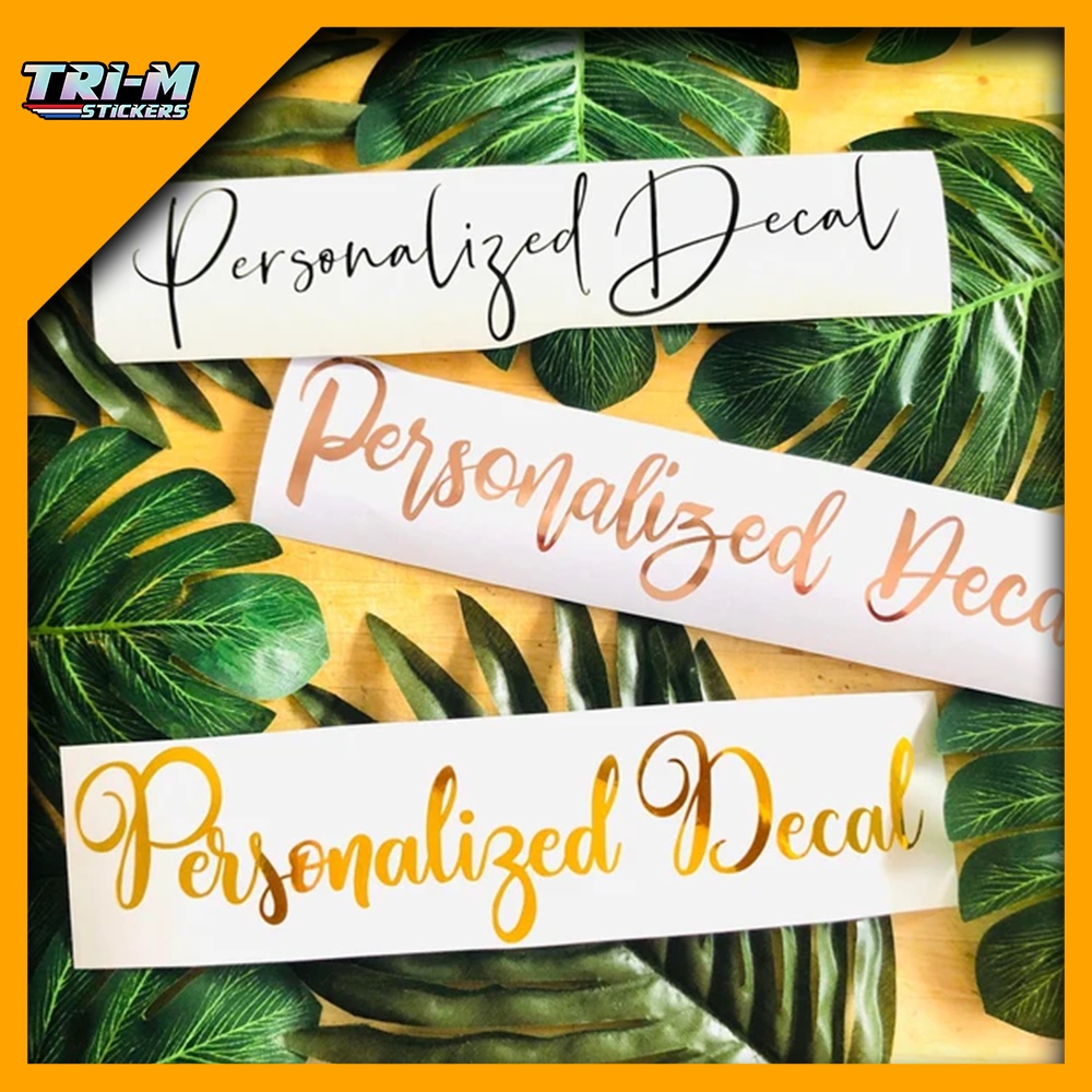 Personalized Sticker Name, Vinyl Decal Sticker, Motorcycle Sticker