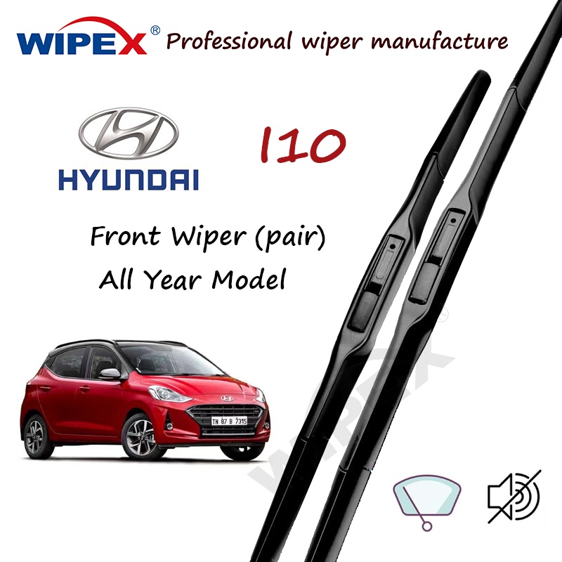 For Hyundai i10 Front Wiper Blade 16+22 Set/Pair for All Year Model i