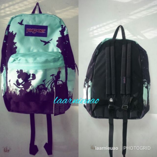 Jansport Superbreak Backpack Mickey Mouse student Backpack Shopee