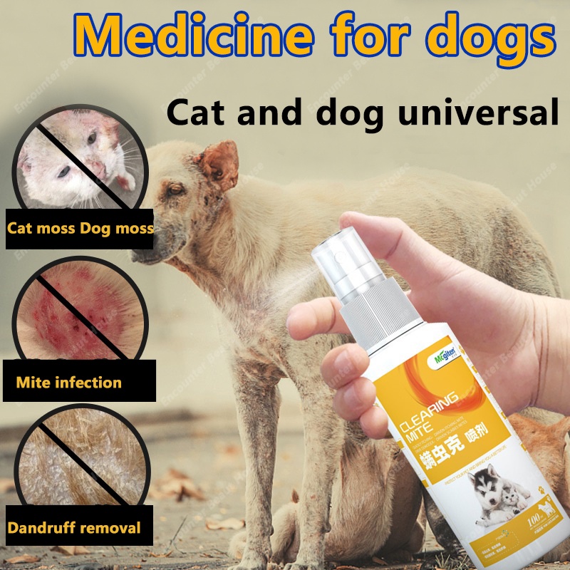 100ML dog medicine for skin disease anti mange anti galis for dog