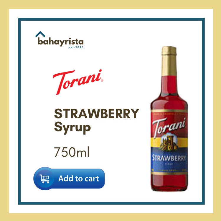 Torani Holiday Syrups 750ml Shopee Philippines