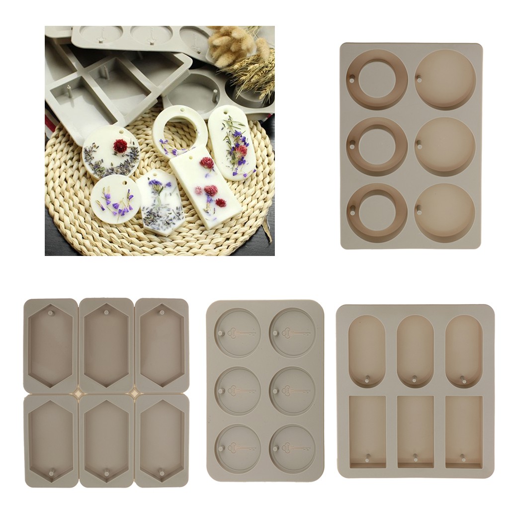 6Cavity Silicone Aroma Tablet Mould Dried Flowers Mould Shopee