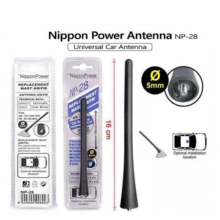 (Nippon NP28) Car Roof Radio Antenna Pole Mast Perodua Myvi Alza
