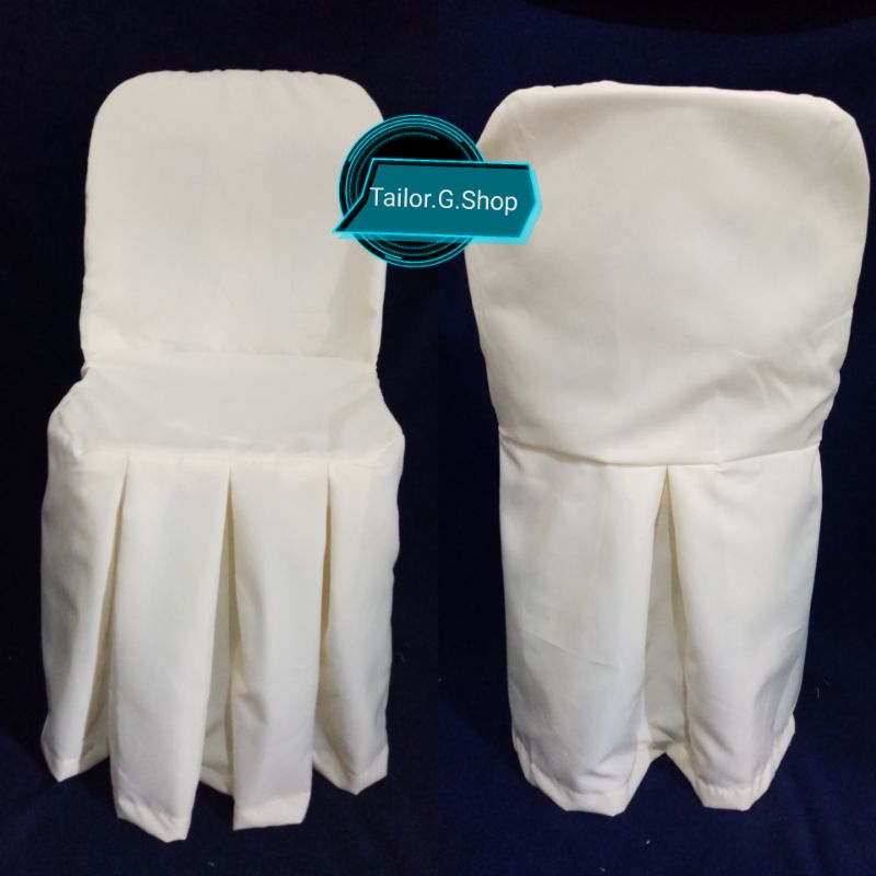 MONOBLOCK CHAIR COVER (KATRINA FABRIC) Standard Size Only Shopee