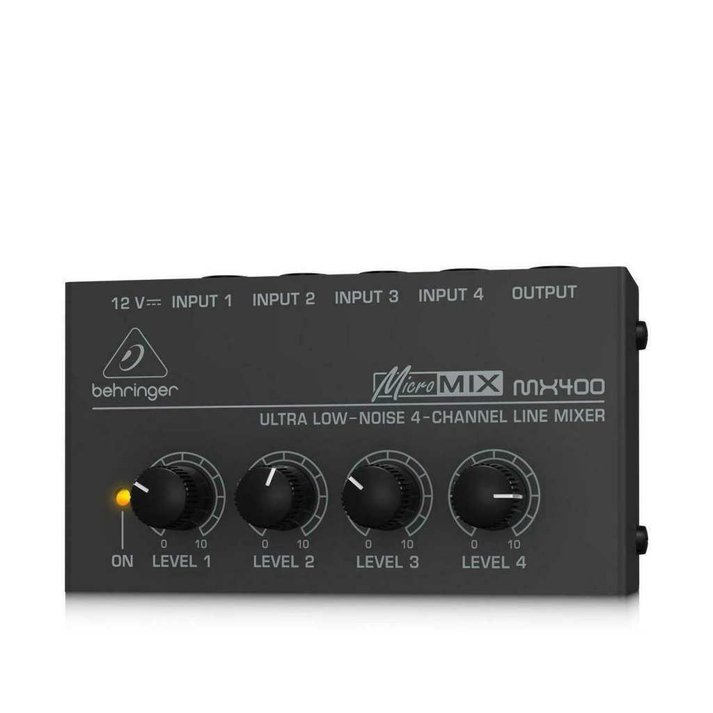 BODEGA SALE Behringer Micromix MX400 Ultra Low-Noise 4 Channel Line