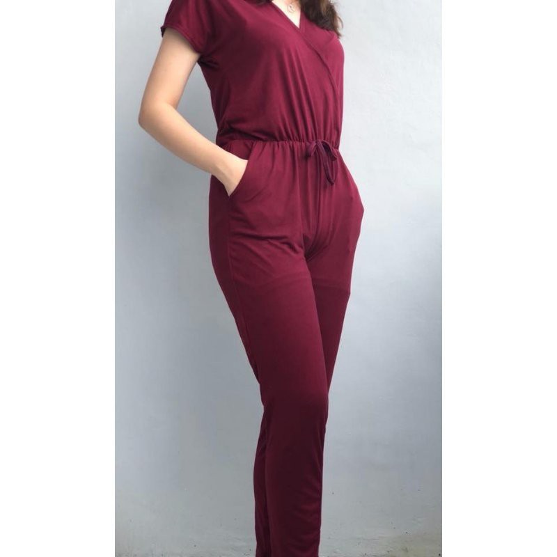 HS 205 The Most Popular Designs Vneck Sexy Women's JumpsuIt HS 205 Shopee Philippines