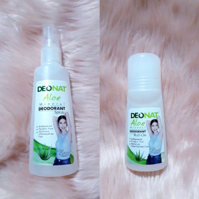 DEONAT Aloe Mineral Deodorant Rollon / Spray / Stick Shopee Philippines