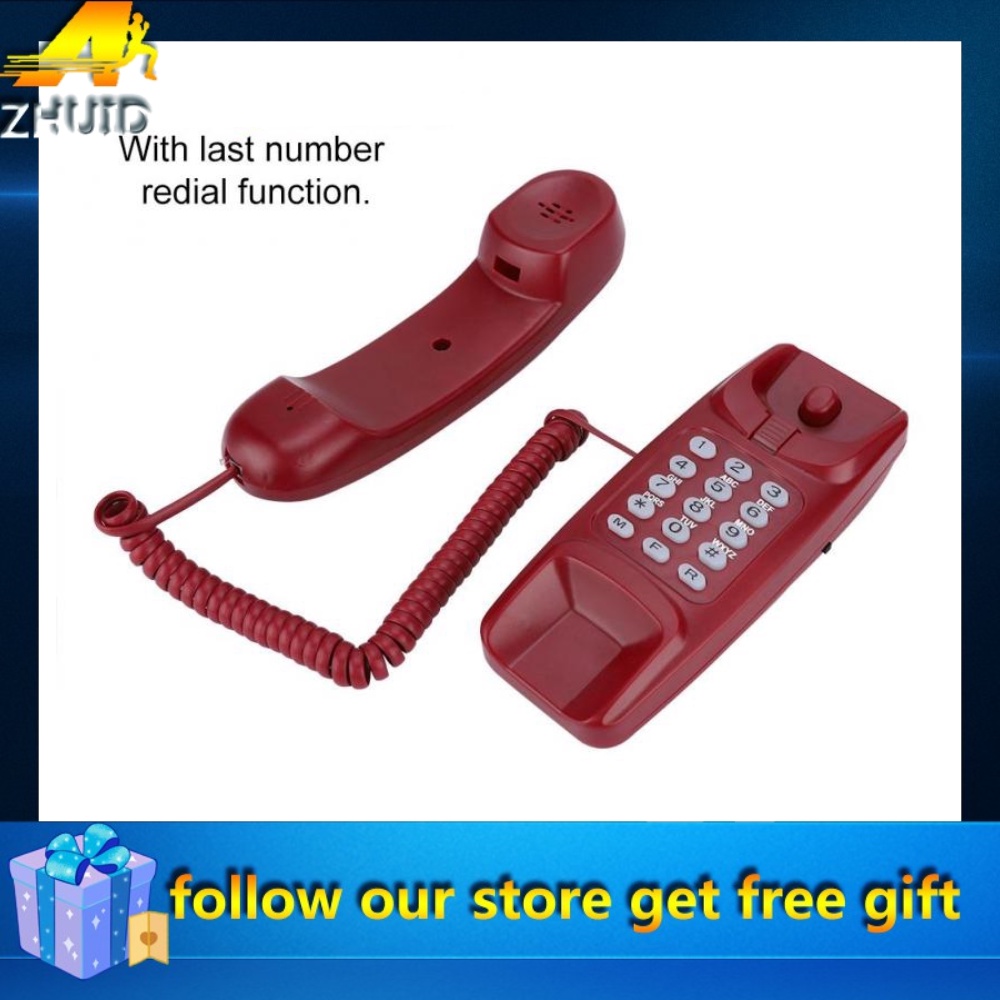 Zhuida Wall Mount Landline Telephone Extension No Caller ID Home Phone