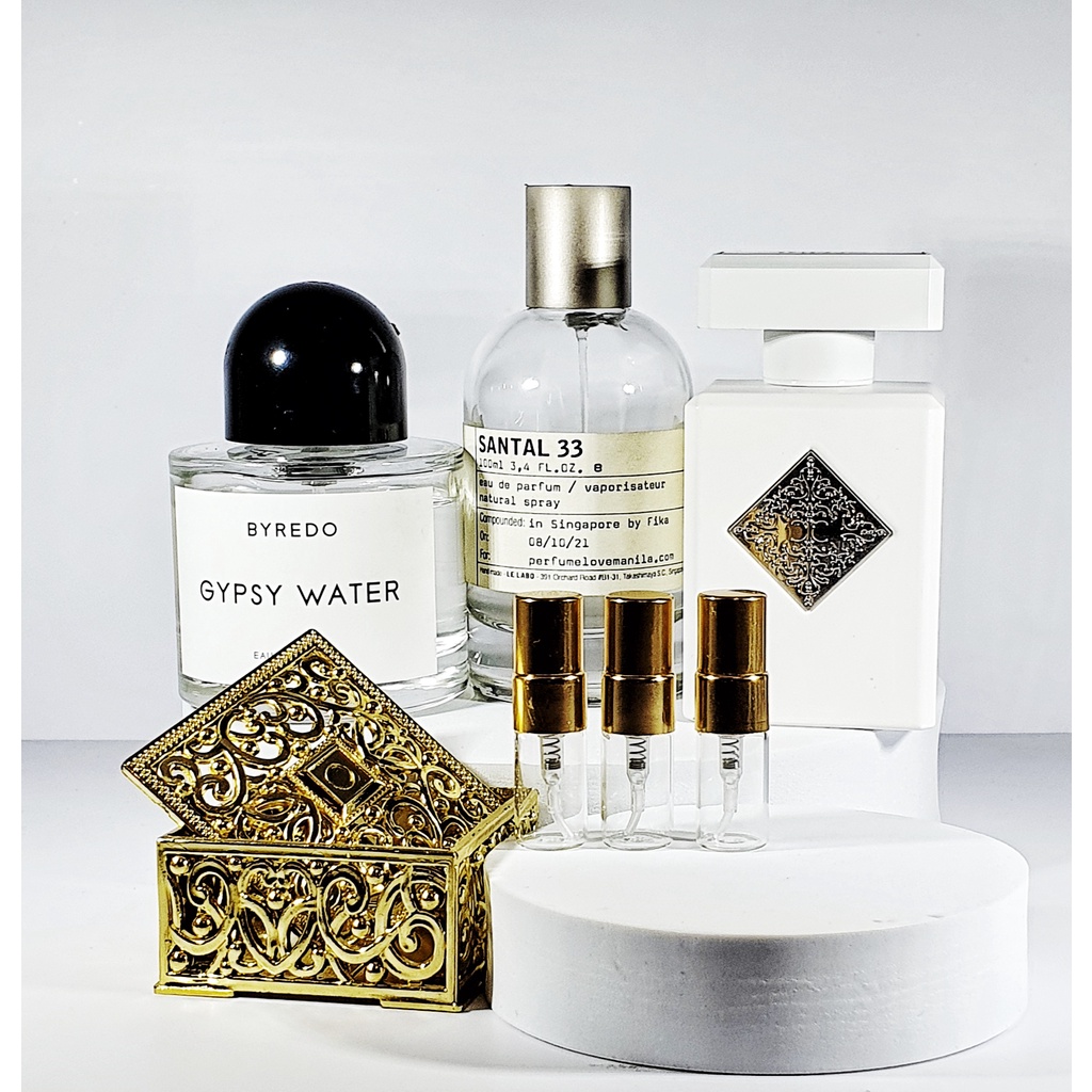 Niche Trio Set 2ml/1ml Byredo Gypsy Water Le labo Santal 33 Initio