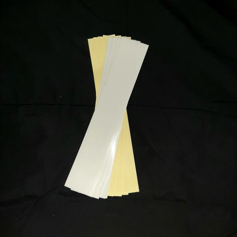 2x8 Sticker Paper Name Tag 50pcs GLOSSY Shopee Philippines