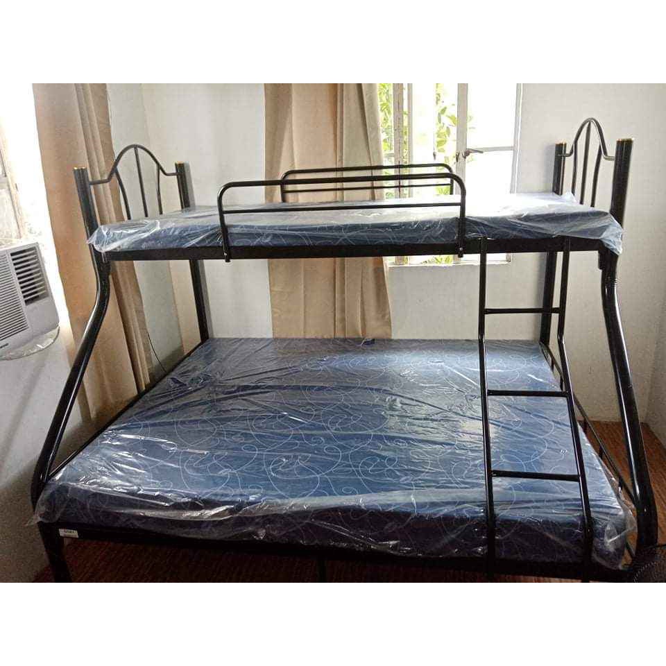 Rtype bunk bed set with high quality uratex foam mattress Queen size